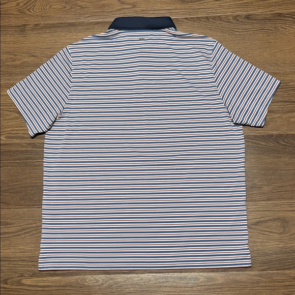 🔥🔥🔥Rhone Multicolor Striped Polo with Navy Accents Size: XXL🔥🔥🔥 - Picture 3 of 6
